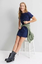 NWT $228 Anthropologie Rae Embroidered Shift Dress Size: US 4/UK 8