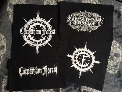 Carpathian Forest True Norweger Black Metal Canvas Back Patch Going To Hell