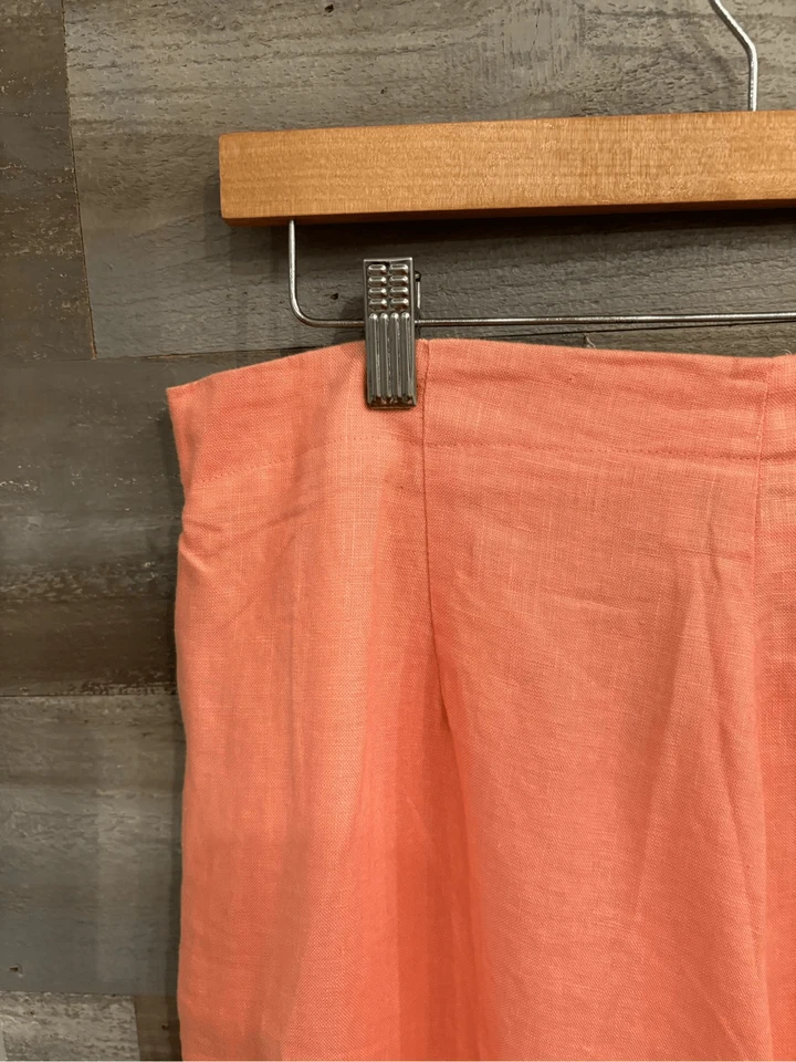 Bagatelle 14 новый с Ярлыками персиковый льняной плиссированные талии платье брюки с боковыми карманами - Изображение 4 из 4