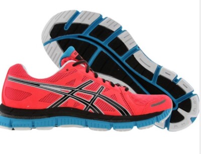 Size 10.5 - ASICS GEL-Neo 33 Electric Coral/Black/Neon Blue