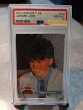 Go 4 The 1991 Stadium Club Jaromir Jagr RC PSA 10 Absolute Best NHL Mystery Pull