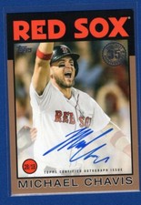 2021 Topps Series 1 MICHAEL CHAVIS 1986 Topps Gold Auto /50