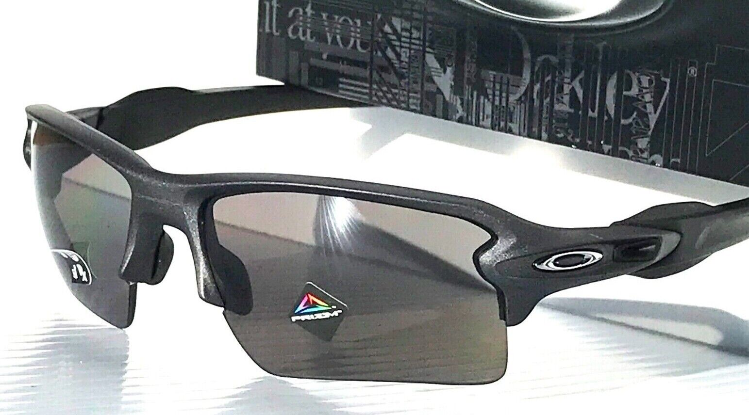 OAKLEY FLAK 2.0 XL CUSTOM RED SILVER FADE BLACK PRIZM TRAIL SUNGLASSES NEW  RARE