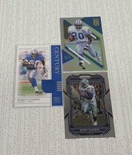 Barry Sanders Lions Century Collection Jersey /99- Elite/ Prizm (3) Card Lot!