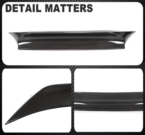 REAL CARBON Rear Lip Trunk Boot Spoiler Wing Fit For Prosche Panamera 2010-2013 - Picture 10 of 10