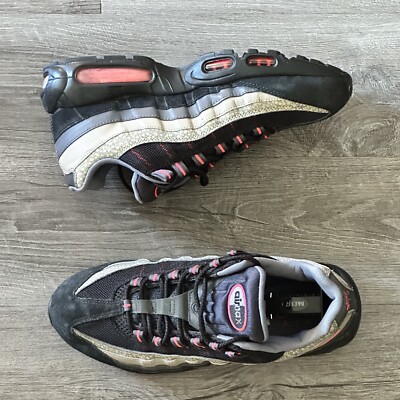 Nike Air Max 95 PRM Safari Ash Black Grey Red Mens Shoes 538416