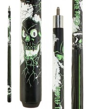 Eight Ball Mafia EBM21 Lightning Strikes and Skulls Pool Cue