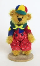 Deb Canham Alice Collection Tweedle Dee Jointed Mohair 3" Bear - Mint in Box