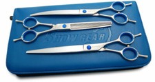 Show Gear Supreme Lefty 8.0 Pet Grooming Shears - Choose Straight, Curved, Set