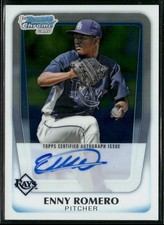 2011 Bowman Chrome #BCP192 Enny Romero Prospect Autographs