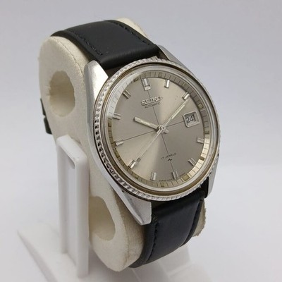 Seiko Automatic 7005-8062 Day/Date Gary Dial Vintage Men's Watch