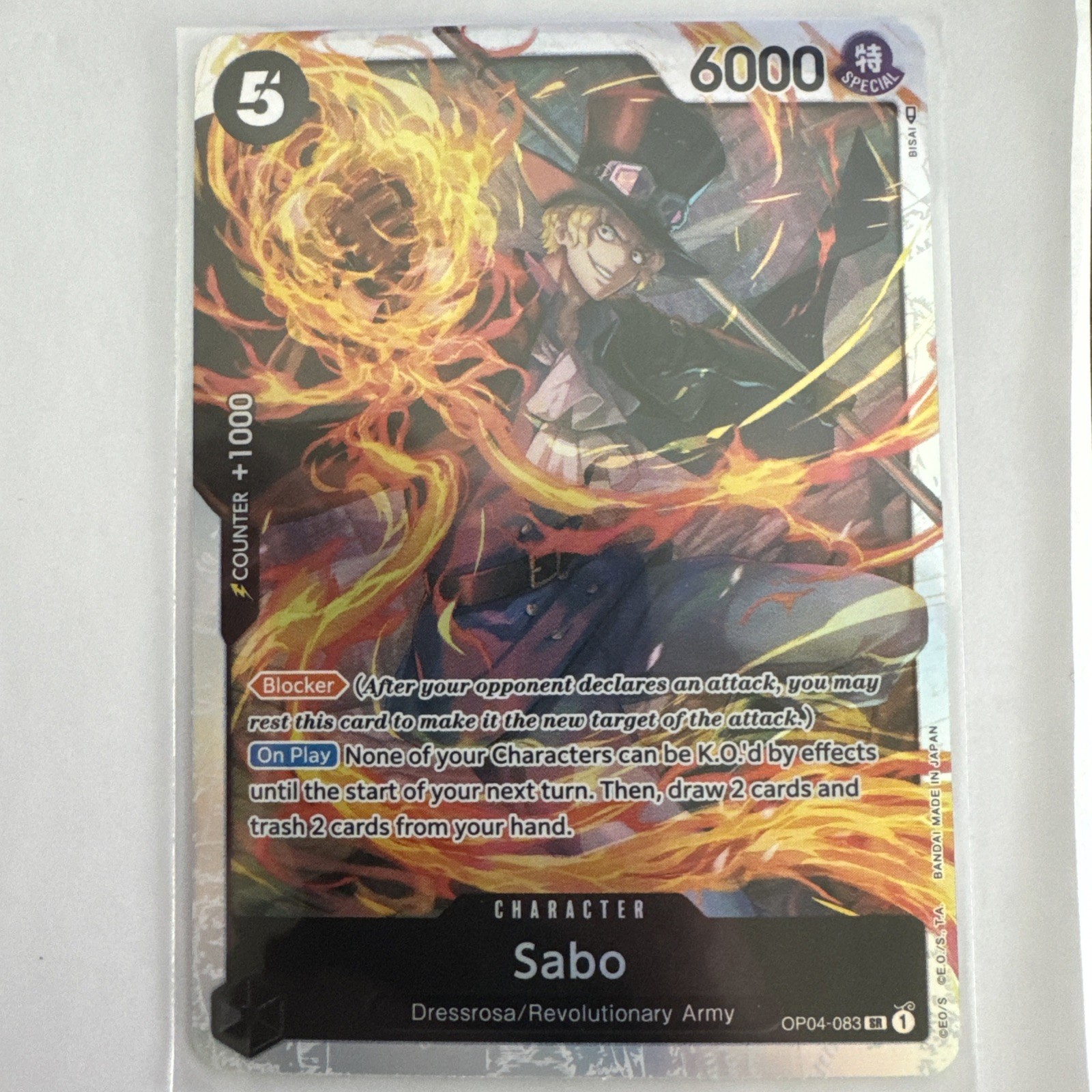 Sabo 2023 Kingdoms of Intrigue #OP04-083 Super Rare Price Guide