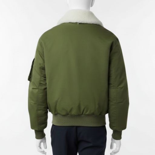 Mackage Men's Green Francis Down Bomber Jacket Size 40 - second product detail image