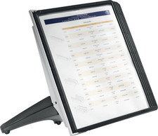 554001 Sherpa Soho 5, Leggio Da Tavolo Compatto, 5 Pannelli, Nero