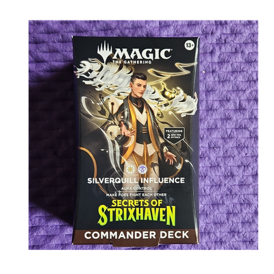 MTG Silverquill Influence English 英語版 Magic: The Gathering Silverquill Influence Commander Deck Secrets