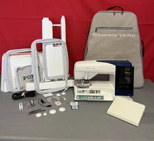 HUSQVARNA VIKING DESIGNER BRILLIANCE 80 SEW QUILT EMBROIDERY MACHINE--SERVICED!