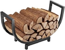 Firewood Storage for Outdoor & Indoor, Stable Metal Firewood rack