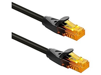 54565 Patch cord U/UTP Kat: 6 RJ45-Stecker,beiderseitig Line CCA QOLTEC