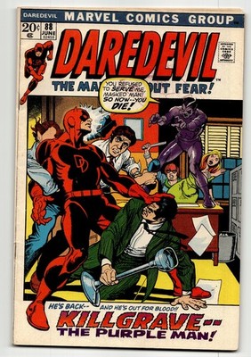 Daredevil #88 Marvel Comics Bronze Age Killgrave Purple Man