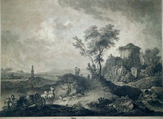 Etching Landscape J.C. Brand/ Adrian Zingg 1760 Nailer 17