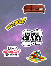 Big Bang Theory Sitcom 4pc Stickers Pack