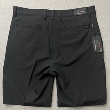 Greg Norman Shorts Men s 34 Black Golf Chino Performance Stretch G7XLH534 NWT