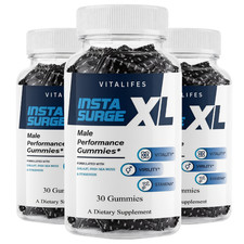  3 pack Insta Surge XL Performance, InstaSurgeXL Advanced Formula Gummy