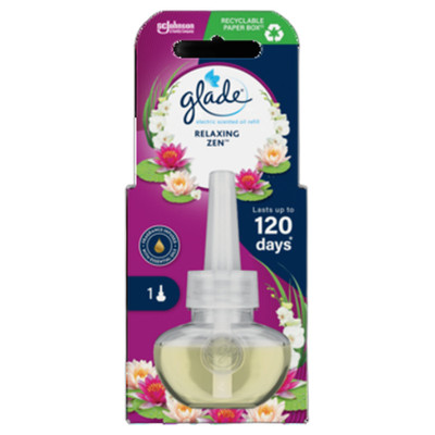 5000204348507 Glade  Electric scented oil - Relaxing Zen - zapas do elektryczneg