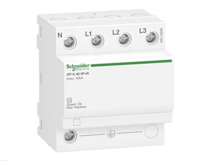 Überspannungsabl. iPF K 40, Typ 2, 3P+N, Imax 40kA, In 15kA