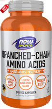 BCAA Sports Nutrition Leucine Isoleucine Valine 240 Veg Capsules US