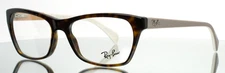 RAY BAN RB5298 5549 Havana Womens Semi Cat Eye Full Rim Eyeglasses 53-17-135