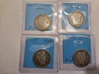 Four (4) Barber Halves 1902-P, 1902-S, 1906-P, and 1915-D Good to Very Good Nice