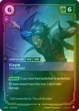 Kayn Unleashed - Riftbound: Origins - OGN R 189/298 — live eBay listing