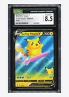 Pokemon CGC 8.5 Surfing Pikachu V Ultra Rare 2021 008/025 Celebrations English