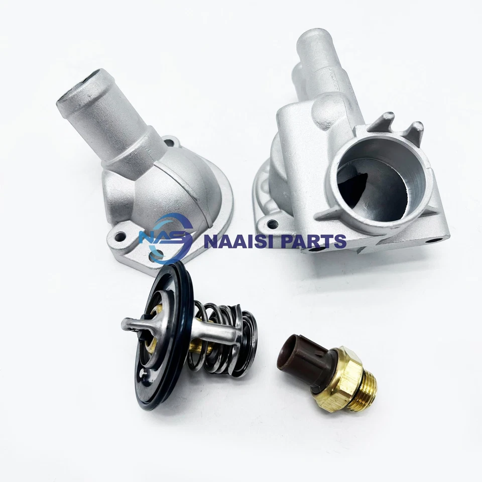 4x Thermostat Housing Cover & Sensor For 1996-2000 Honda Civic 1.6L 19320P2A000 - Image 2 of 4