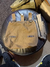GENUINE ORIGINAL WW2 GERMAN MILITARY INFANTRY BREAD BAG & Strap Great Condition