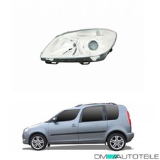 Hauptscheinwerfer links H7/H7 Motor für Skoda Fabia II Roomster II