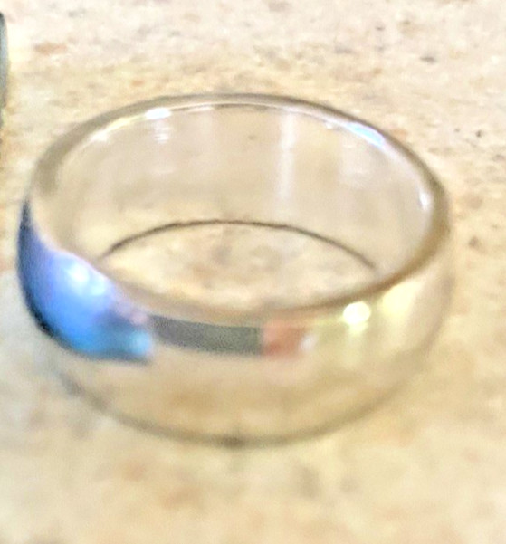 VINTAGE 925 STERLING SILVER RING SZ.7 SIGNED MEXICO