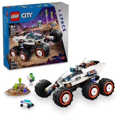 LEGO City Space Explorer Rover and Alien Life Toy, Space Gift for Boys and Girls
