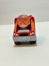 2019 Kideo Jazwares Moonbuy Blippi Toy Firetruck w/Ladder Moving Vehicle Red 3"