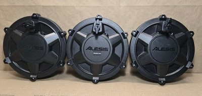 Set of 1 Alesis 8  Dual Zone Snare Pad and 2 Single Zone Tom Tom *Used - Good*
