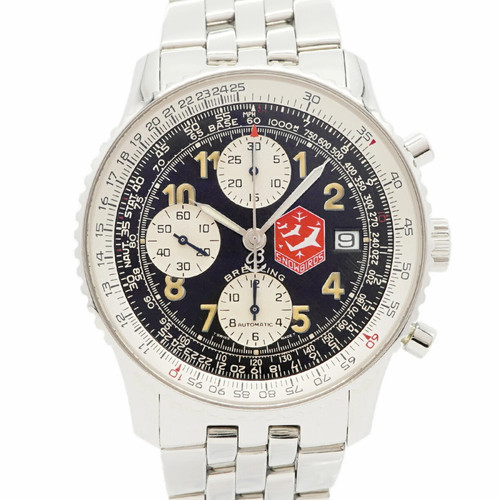 Breitling Old Navitimer Snowbirds A13022 Black Dial Men's Watch GZl1iqpf