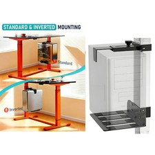 Smooth Metal Frame Computer Rack Protects Your Tower From Impact And Spills