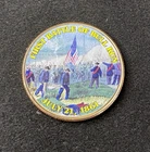Colorized Kennedy Half Dollar Civil War First Battle Of Bull Run Free Shipping