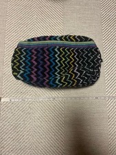 Marsupio donna Missoni multicolore zigzag etichetta arancione elegante design unico lusso