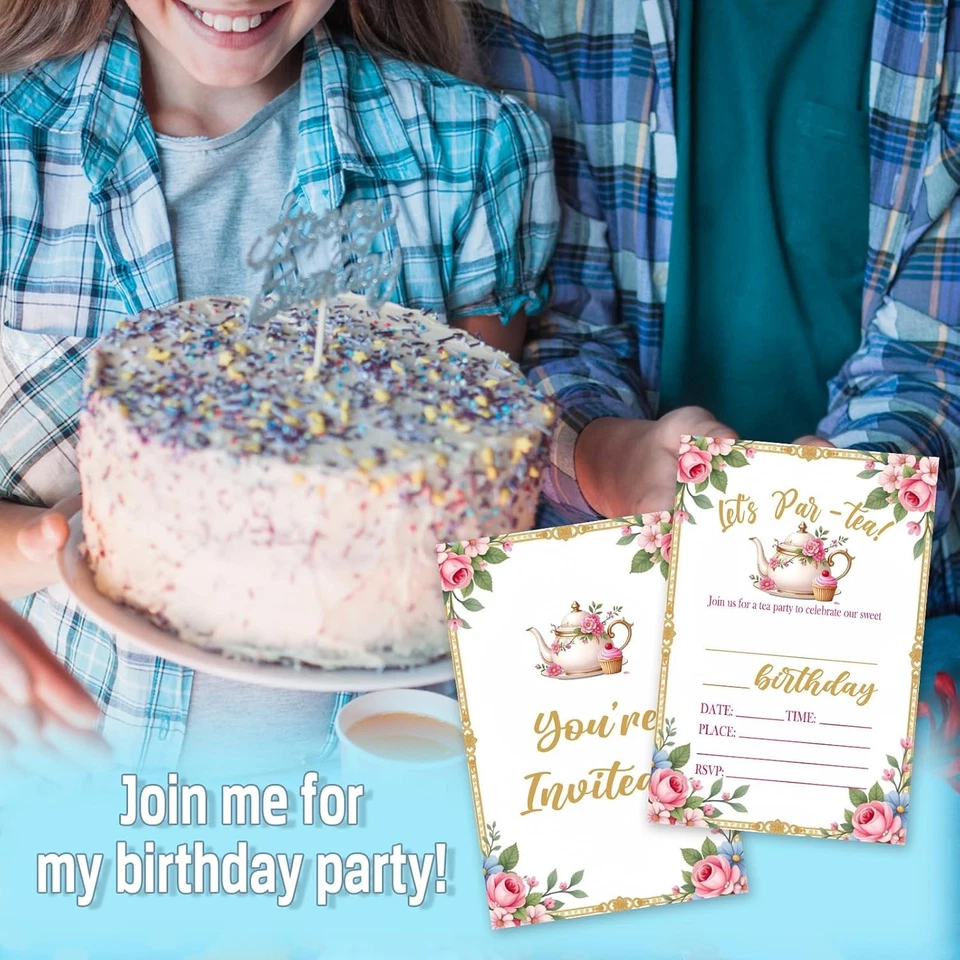 Tarjetas rellenables flor rosa, 25 4x6" con sobres Foto 3 de 4