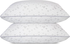 Shredded Memory Foam Pillows Medium Firm Standard Size Pillows 2 PackCouples ...
