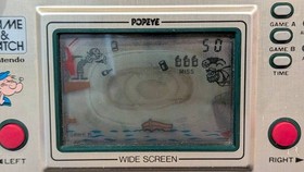 ● Operation confirmed, vintage item ● Nintendo GAME&WATCH Popeye PP-23 handheld