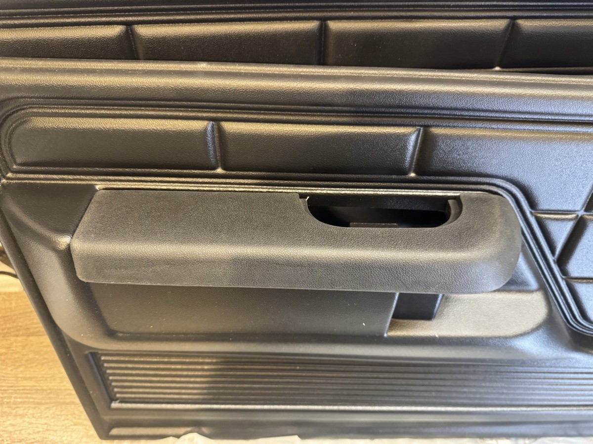 1978-79 Ford F150 F250 Bronco Door Panels Pair Black USA Made | eBay