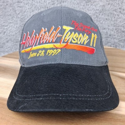 Vintage Mike Tyson vs Evander Holyfield II Hat Cap Strap June 28 1997 MGM Grand